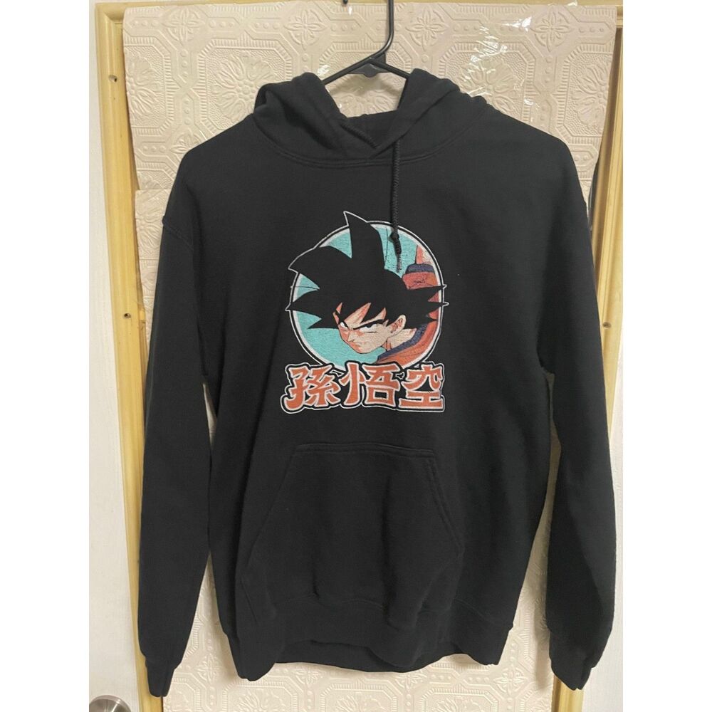 Grey/Black Dragon Ball Goku hoodie pullover jacket Size Medium